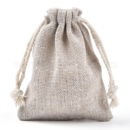 Drawstring мешки хлопка упаковка мешочки X-ABAG-R011-7x9-1