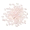Glass Frosted Seed Beads, Peanut, AB Color Plated, Pink, 6x3.5x3mm, Hole: 1mm, about 100pcs/bag