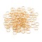 Brass Open Jump Rings, Long-Lasting Plated, Round Ring, Real 18K Gold Plated, 21 Gauge, 7x0.7mm, Inner Diameter: 5.6mm