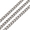 Tarnish Resistant 304 Stainless Steel Cuban Link Chains, Unwelded, with Spool, Stainless Steel Color, 6x4.5x2mm, about 32.81 Feet(10m)/Roll