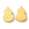304 Stainless Steel Beads, Gourd, Real 14K Gold Plated, 10.5x7.5x2.8mm, Hole: 1.4mm