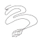 Non-Tarnish Stainless Steel Macrame Pouch Empty Stone Holder for Necklace Makings, Stainless Steel Color, 28.15 inch(71.5cm)