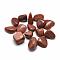 Synthetic Goldstone Beads, Tumbled Stone, No Hole/Undrilled, Nuggets, 15~40x10~40x8~40mm