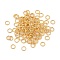 800Pcs 304 Stainless Steel Jump Rings, Open Jump Rings, Metal Connectors for DIY Jewelry Crafting and Keychain Accessories, Real 18K Gold Plated, 22 Gauge, 4x0.6mm, Inner Diameter: 3mm