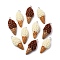 Resin Pendants, Ice Cream, with Platinum Iron Loop, Mixed Color, 30x13.5x8mm, Hole: 2mm