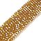 Transparent Glass Beads, 32 Facets, AB Color Plated, Round, Goldenrod, 4.5x4mm, Hole: 1mm, about 87~93pcs/strand, 32~33cm