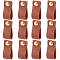 Leather Handle, Jewelry Box Accessories, with Aluminum Screws, Coconut Brown, 145x25x8.5mm, Hole: 5mm