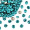 Preciosa® MAXIMA Crystal Round Stones, Czech Crystal, Dura Foiling, Round(431 11 615 Chaton), 60230 Blue Zircon, SS10/PP21(2.7~2.9mm)