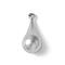 304 Stainless Steel Pendants, Teardrop Charm, Anti-Tarnish, Stainless Steel Color, 18x8mm, Hole: 1.8mm