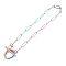 Ion Plating(IP) 304 Stainless Steel Paperclip Chain Bracelets, with Toggle Clasps, Rainbow Color, 7-5/8 inch(19.4cm)
