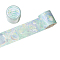 Ocean Theme Pattern Adhesive Paper Tapes, Decorative Sticker Roll Tape, for Card-Making, Scrapbooking, Diary, Planner, Envelope & Notebooks, Aquamarine, Bubble Pattern, 40mm, about 3.28 Yards(3m)/Roll