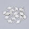 Tibetan Style Pendants, Lead Free, Cadmium Free and Nickel Free, Mushroom, Silver Color Plated, Size: about 13mm long, 8mm wide, hole: 2mm