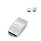 Tarnish Resistant Matte 304 Stainless Steel Rectangle Magnetic Clasps with Glue-in Ends, Stainless Steel Color, 30x17x5mm, Hole: 15x3mm