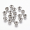 Tibetan Style Alloy Beads, Barrel, Lead Free, Cadmium Free and Nickel Free, Barrel, Antique Silver, about 5mm long, 8mm wide, hole: 3.5mm