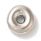 Brass Pendants, Long-Lasting Plated, Platinum, Letter O, 10x10.5x3.5mm, Hole: 1.2mm