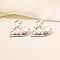 Stylish 304 Stainless Steel Heart Stud Earrings for Women