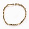 Electroplated Natural Lava Rock Beads Strands, Long-Lasting Plated, Round, Antique Bronze Plated, 8.5~9mm, Hole: 1.2mm, about 48pcs/strand, 14.96 inch(38cm)