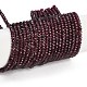 Гранат природный бисер нитей G-H081-A01-01-1
