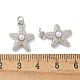 Подвески из латуни с имитацией жемчуга АБС KK-B124-06P-3