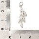 Латунные микропаве прозрачные подвески с фианитом KK-L225-017P-3