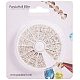 Зажимные бусины из латуни KK-PH0035-29S-8