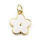 Подвески из латуни с покрытием из эмали KK-G387-09G-01-1
