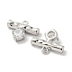 Латунные микро проложить кубического циркония подвески KK-Q809-13P-2
