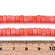 Непрозрачные сплошные цветные стеклянные бусины GLAA-N026-3x6mm-05-4