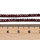 Гранат природный бисер нитей G-H071-A02-01-4