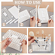 Пластиковые подставки для хранения косметических кистей MRMJ-WH0070-34C-3