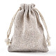Drawstring мешки хлопка упаковка мешочки X-ABAG-R011-7x9-1