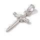 Подвески из латуни и кубического циркония KK-L216-054P-01-2