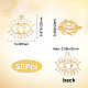Подвески из сплава 50шт FIND-SC0003-66-2