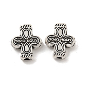 Сплавочные овальные бусины тибетского стиля  FIND-M011-21AS