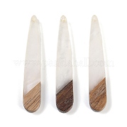 Подвески из смолы и дерева WOOD-F015-01D