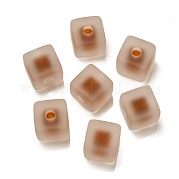 Матовые акриловые европейские бусины OACR-G012-14D