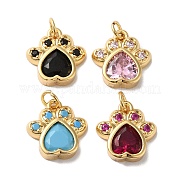 Подвески из циркония с покрытием из латуни KK-O142-58G