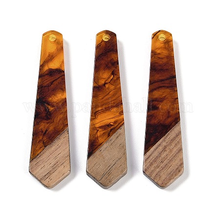 Подвески из смолы и дерева WOOD-F015-05A-1