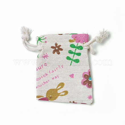 Мешочки мешковины зайчика ABAG-I001-7x9-09-1