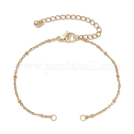 Изготовление браслета-спутника из нержавеющей стали 304 AJEW-JB01300-01-1