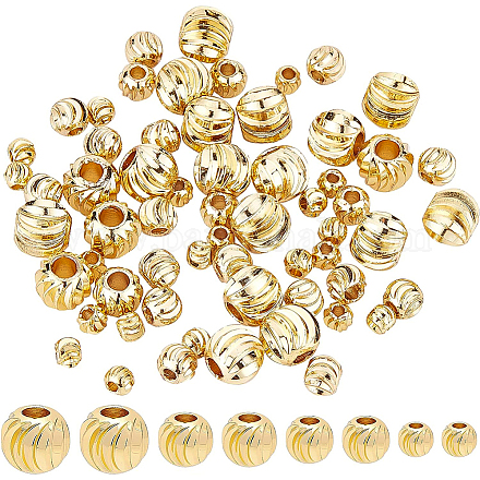 Латунные бусины KK-BC0005-55G-1