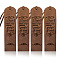 4pcs Grateful Leather Bookmark 2×7inch Gratitude Bookmark Gift Vintage Floral Corner Bookmarks Begin Each Day with A Grateful Heart Text Leather Page Markers for Book Lovers Men Women
