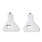 Non-Tarnish 201 Stainless Steel Pendants, Laser Cut, Beaker with Heart, Stainless Steel Color, 18x15x1mm, Hole: 1.4mm