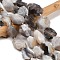 Raw Rough Natural Botswana Agate Beads Strands, Nuggets, 25~40x20~23x17~28mm, Hole: 1.5mm, about 11~12pcs/strand, 17.09''~17.20''(43.4~43.7cm)