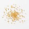 Brass Crimp Beads, Cadmium Free & Lead Free, Tube, Golden Color, about 2mm wide, 2mm long, hole: 1.5mm