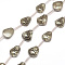 Buddha Natural Pyrite Beads Strands, 18x13x8mm, Hole: 1mm, about 13pcs/strand, 15.7 inch