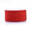 Polyester Braided Cord, Red, 2mm, about 16.4 yards(15m)/roll