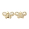 Brass Micro Pave Clear Cubic Zirconia Pendants, Cadmium Free & Lead Free, with Shell and Jump Ring, Real 18K Gold Plated, Butterfly, 13.5x24x3mm, Hole: 3mm