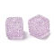 Drusy Cube Resin Rhinestone Beads, Bubblegum Beads for DIY Phone Charms, Pen and Jewelry Making Supplies, Violet, 16x16x16mm, Hole: 3.6mm
