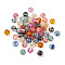 Resin Beads, Imitation Amber, Round, for Jewelry Necklaces Bracelets Earring Accessories Making, Mixed Color, 10mm, Hole: 2mm